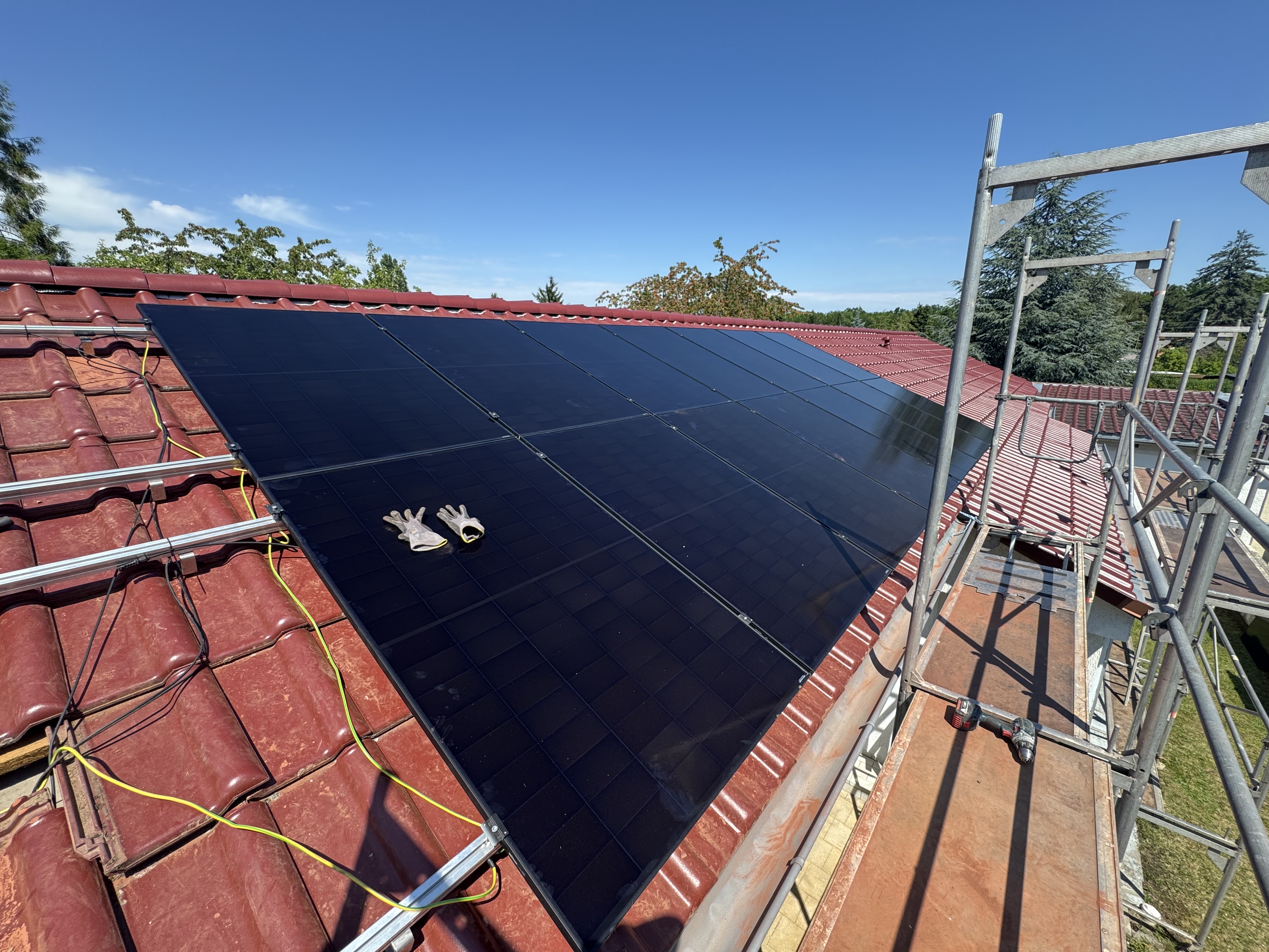 Solaranlage auf Süddach